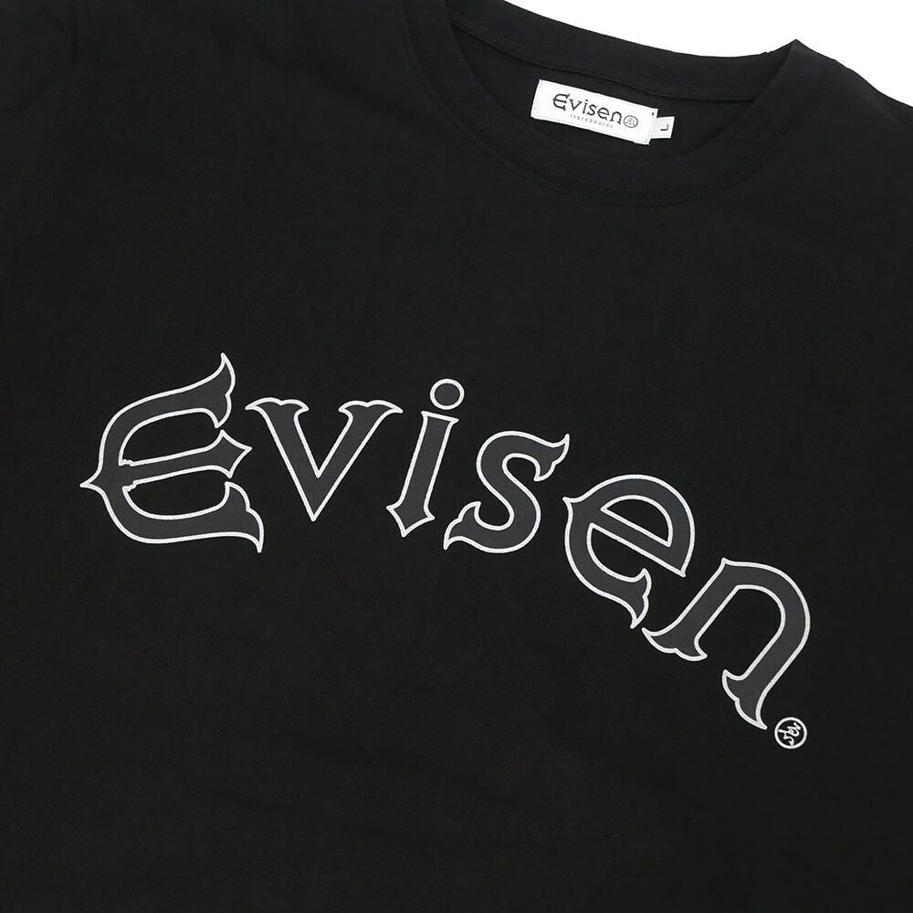 EVISEN LONG SLEEVE エビセン ロングスリーブTシャツ ARCH LOGO BLACK/GREY スケートボード スケボー 1