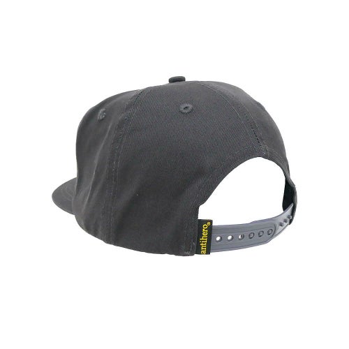 ANTIHERO CAP アンチヒーロー キャップ BASIC EAGLE SNAPBACK BLACK/BLACK スケートボード スケボー 2