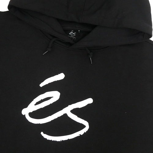 ES HOOD エス パーカー SCRIPT BLACK/WHITE スケートボード スケボー 1