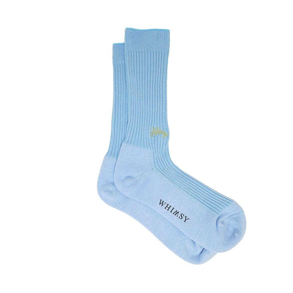 WHIMSY SOCKS ウィムジー ソックス 靴下 EMJAY LIGHT BLUE スケートボード スケボー 3
