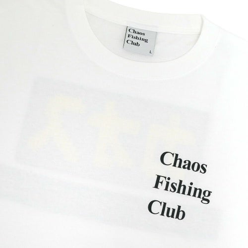 CHAOS FISHING CLUB LONG SLEEVE カオスフィッシングクラブ ロングスリーブTシャツ セグ WHITE スケートボード スケボー 2