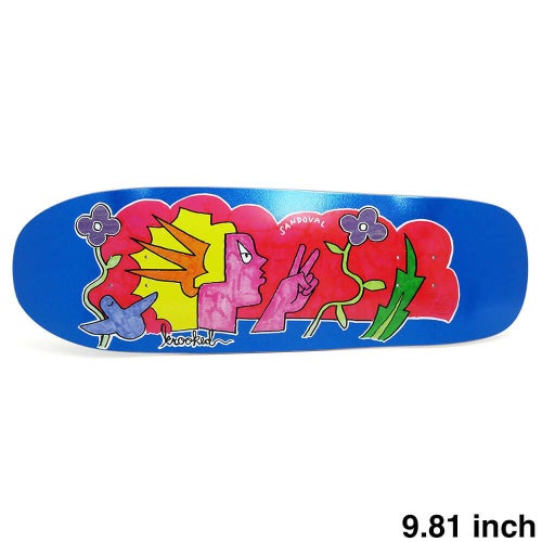 KROOKED DECK クルキッド デッキ RONNIE SANDOVAL PEACE SIGN 9.81 スケートボード スケボー 1