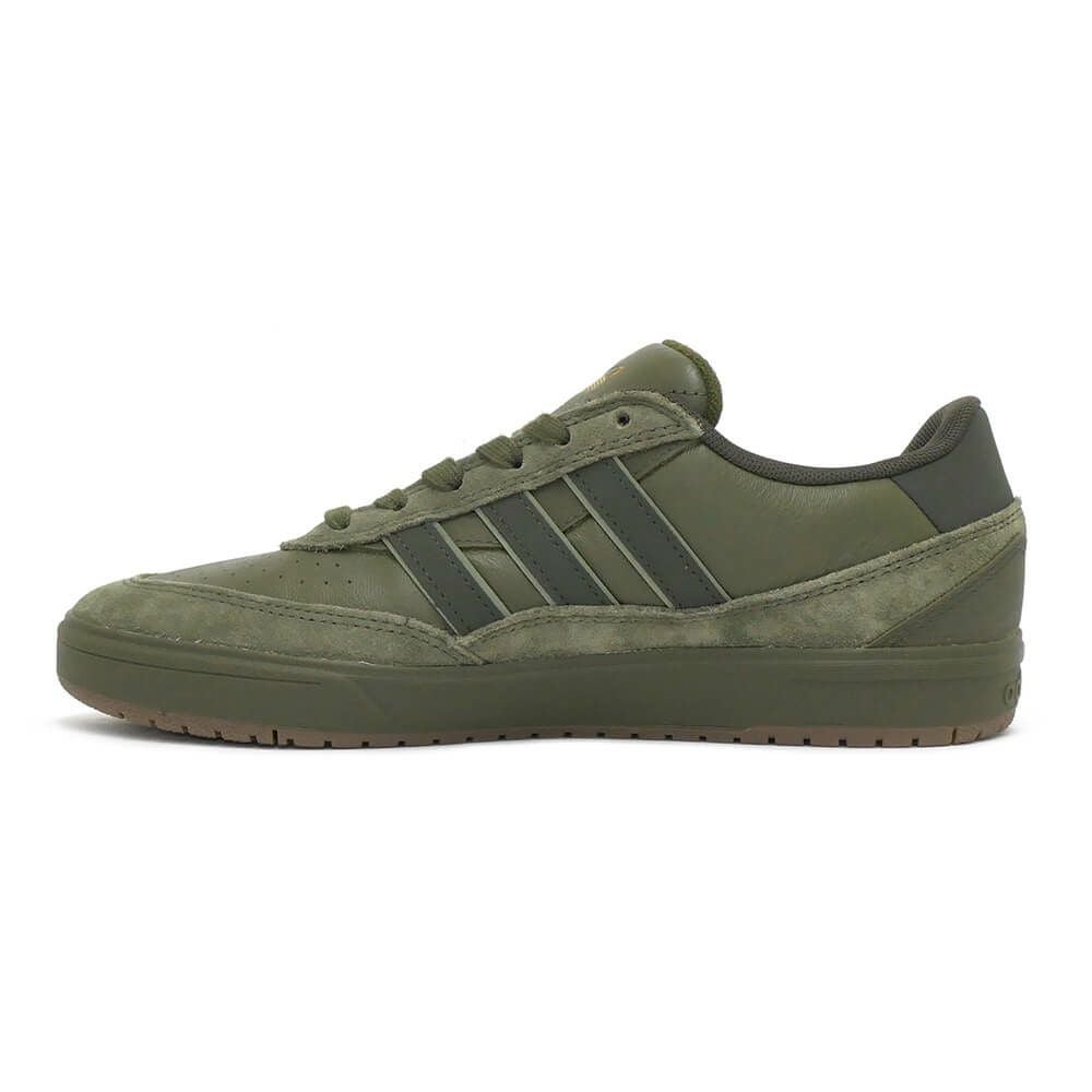 ADIDAS SKATEBOARDING SHOES アディダススケートボーディング シューズ スニーカー TYSHAWN II OLIVE/GUM JQ1132 スケートボード スケボー　5