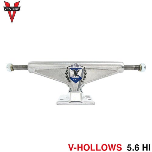 VENTURE TRUCK ベンチャー トラック V-HOLLOWS KAI KISHI 5.6 HI シルバー スケートボード スケボー 1