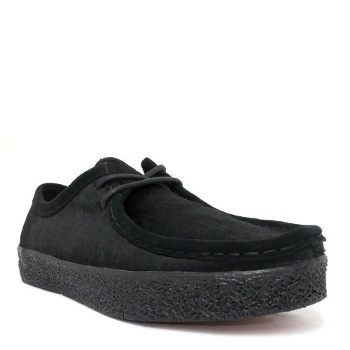 LAST RESORT AB SHOES ラストリゾートエービー シューズ スニーカー VM006 MOC PONY HAIR LO BLACK/BLACK スケートボード スケボー 1