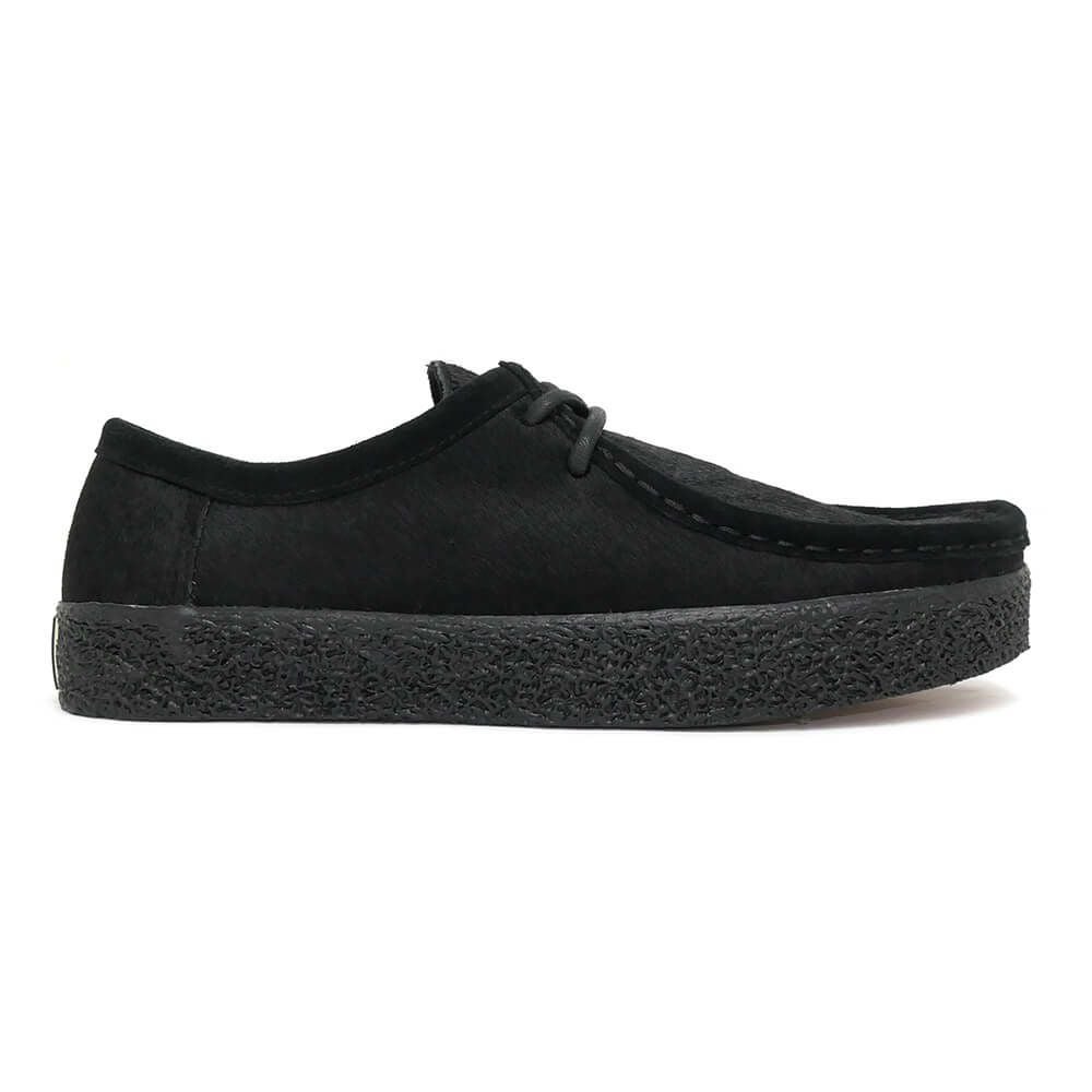 LAST RESORT AB SHOES ラストリゾートエービー シューズ スニーカー VM006 MOC PONY HAIR LO BLACK/BLACK スケートボード スケボー 5
