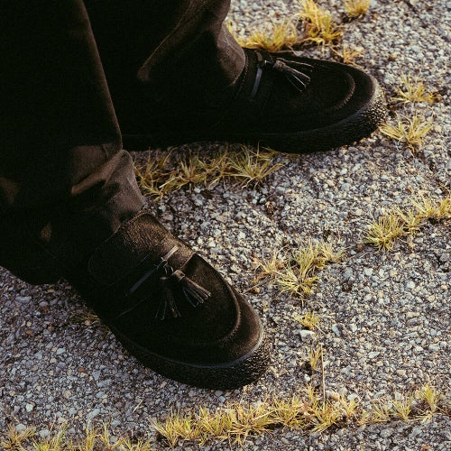 LAST RESORT AB SHOES ラストリゾートエービー シューズ スニーカー VM005 LOAFER PONY HAIR BLACK/BLACK スケートボード スケボー 12