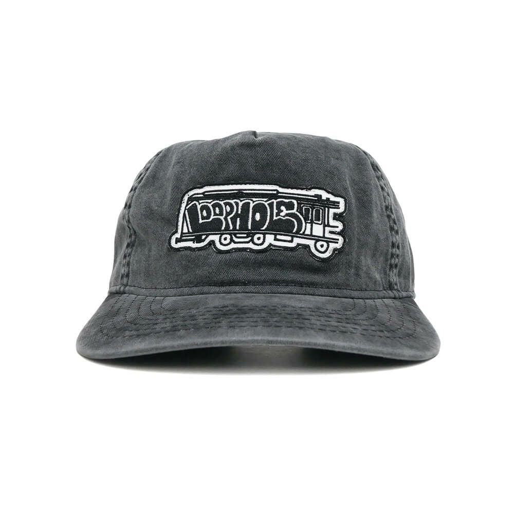 LOOP HOLE CAP ループホール キャップ LOOP TRAIN BLACK スケートボード スケボー 1