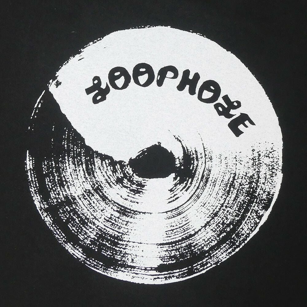 LOOP HOLE T-SHIRT ループホール Tシャツ BRUSH LOGO BLACK スケートボード スケボー 3