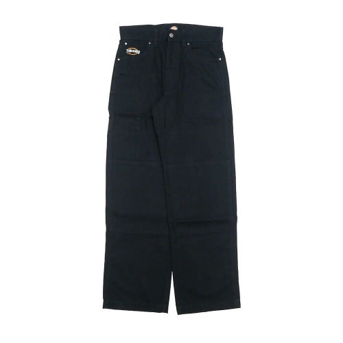 DICKIES SKATEBOARDING PANTS ディッキーズ スケートボーディング パンツ ジーンズ DICKIES x THRASHER DOUBLE KNEE BLACK スケートボード スケボー 