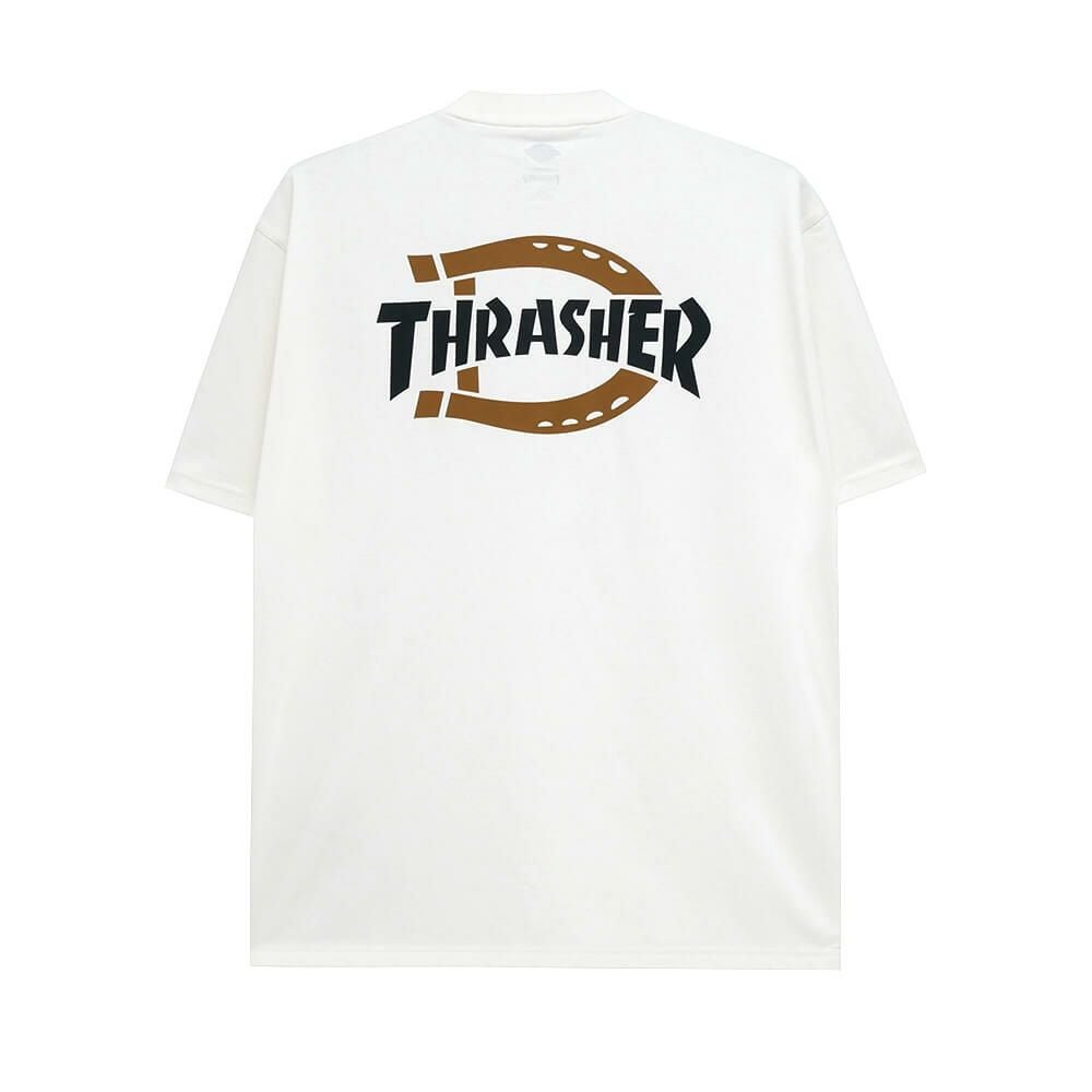 DICKIES SKATEBOARDING T-SHIRT ディッキーズ スケートボーディング Tシャツ DICKIES x THRASHER GRAPHIC WHITE スケートボード スケボー 