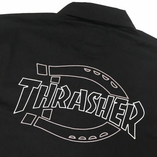 DICKIES SKATEBOARDING SHORT SLEEVE SHIRTS ディッキーズ スケートボーディング 半袖シャツ DICKIES x THRASHER CANVAS WORK BLACK スケートボード スケボー 5