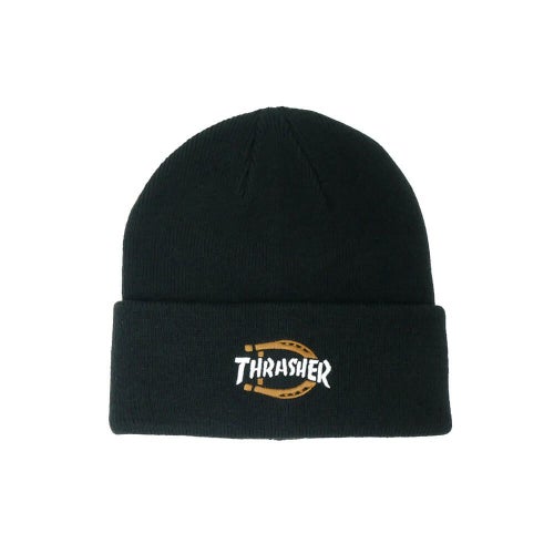 DICKIES SKATEBOARDING KNITCAP ディッキーズ スケートボーディング ニットキャップ DICKIES x THRASHER BEANIE BLACK スケートボード スケボー 