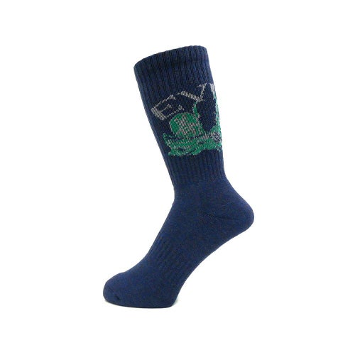 EVISEN SOCKS エビセン ソックス 靴下 DRAGON NAVY スケートボード スケボー 1