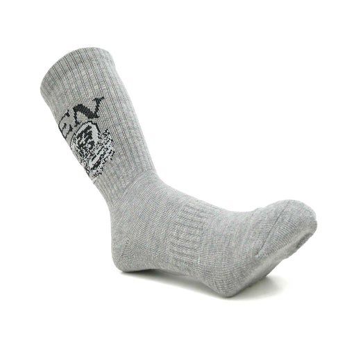 EVISEN SOCKS エビセン ソックス 靴下 DRAGON GREY スケートボード スケボー 