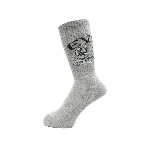 EVISEN SOCKS エビセン ソックス 靴下 DRAGON GREY スケートボード スケボー 1