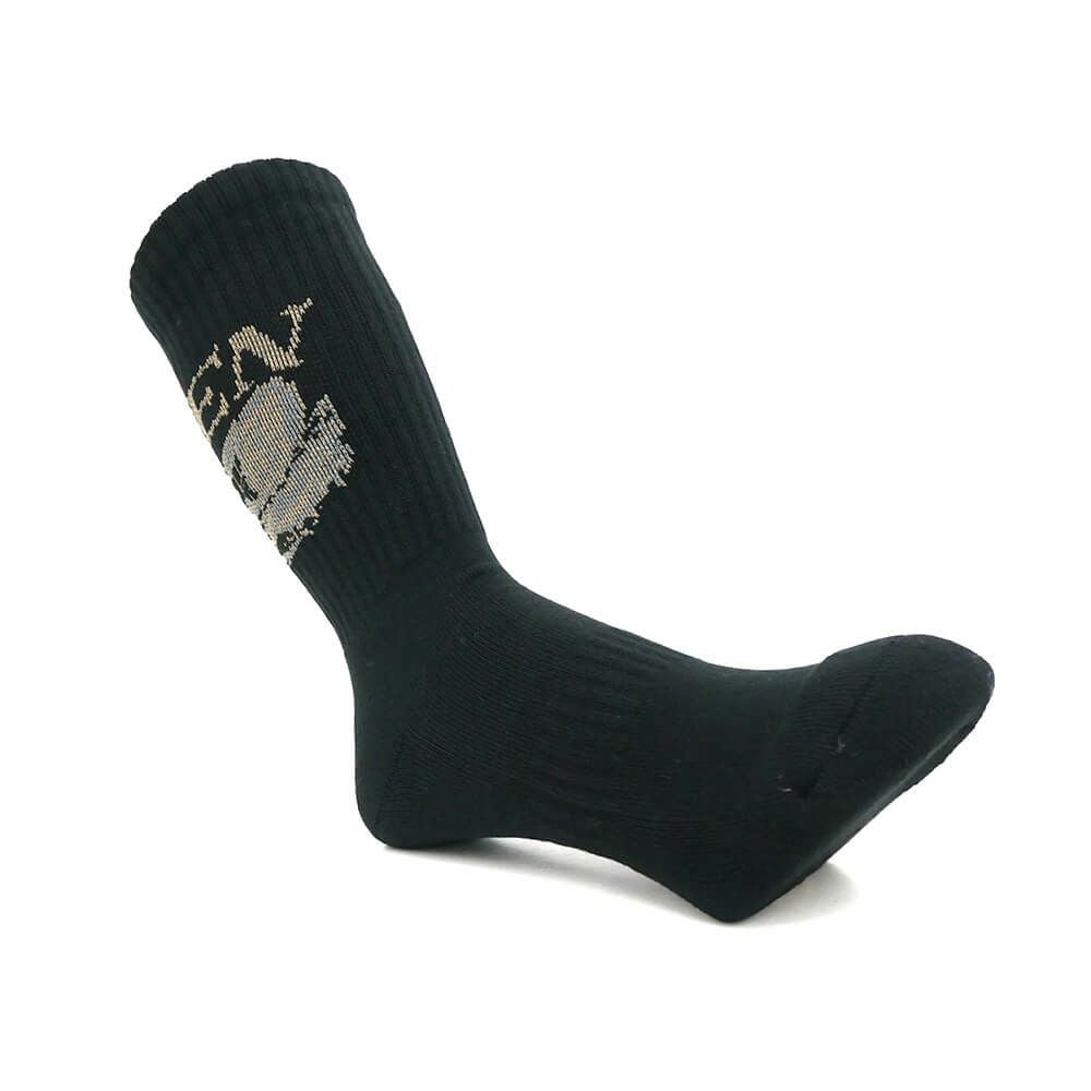 EVISEN SOCKS エビセン ソックス 靴下 DRAGON BLACK スケートボード
