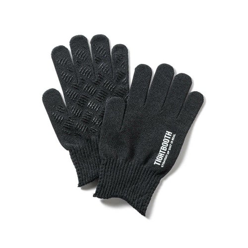 TIGHTBOOTH（TBPR）GLOVE タイトブース グローブ 手袋 LOGO GLOVE BLACK スケートボード スケボー 1