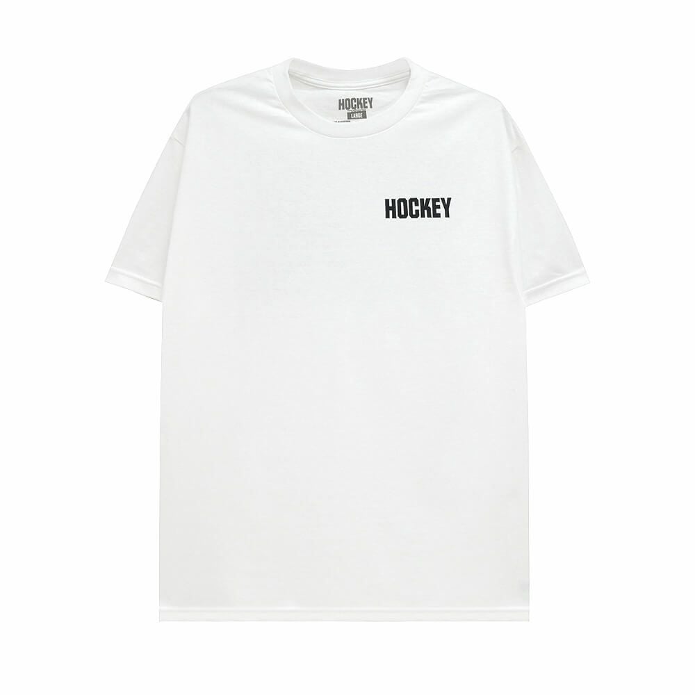 HOCKEY T-SHIRT ホッケー Tシャツ WAITING WHITE スケートボード スケボー 1