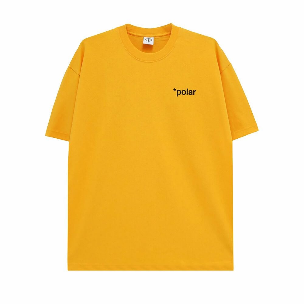 POLAR T-SHIRT ポーラー Tシャツ USELESS WOODEN DOG YELLOW スケートボード スケボー 1