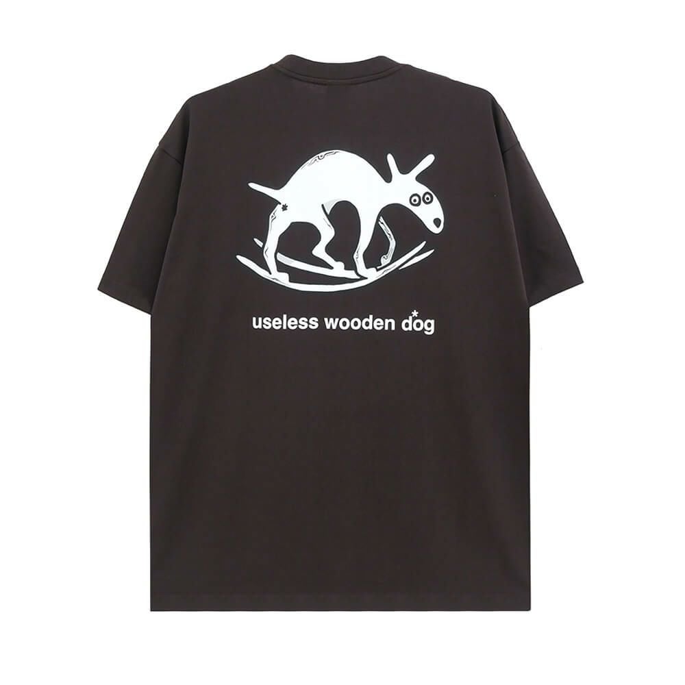POLAR T-SHIRT ポーラー Tシャツ USELESS WOODEN DOG CHOCOLATE スケートボード スケボー 
