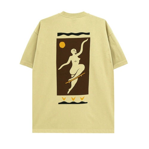 POLAR T-SHIRT ポーラー Tシャツ NO COMPLIES FOREVER SAND スケートボード スケボー 