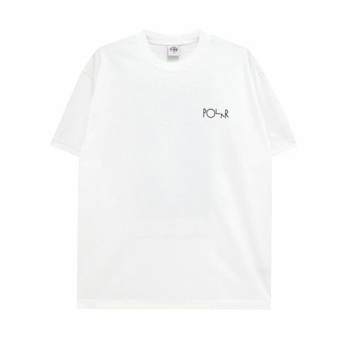POLAR T-SHIRT ポーラー Tシャツ NO COMPLIES FOREVER WHITE スケートボード スケボー 1