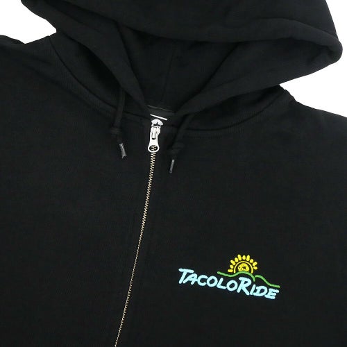 MAGICAL MOSH MISFITS HOOD マジカルモッシュミスフィッツ パーカー TACO RIDE x COLOR COMMUNICATIONS x MXMXM ZIP HOODIE BLACK スケートボード スケボー 2