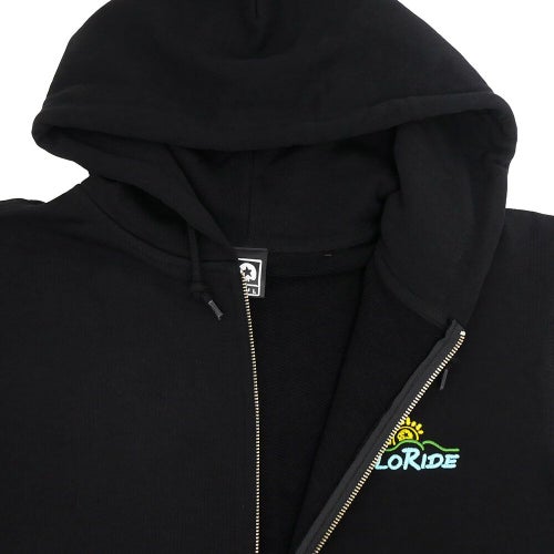 MAGICAL MOSH MISFITS HOOD マジカルモッシュミスフィッツ パーカー TACO RIDE x COLOR COMMUNICATIONS x MXMXM ZIP HOODIE BLACK スケートボード スケボー 3