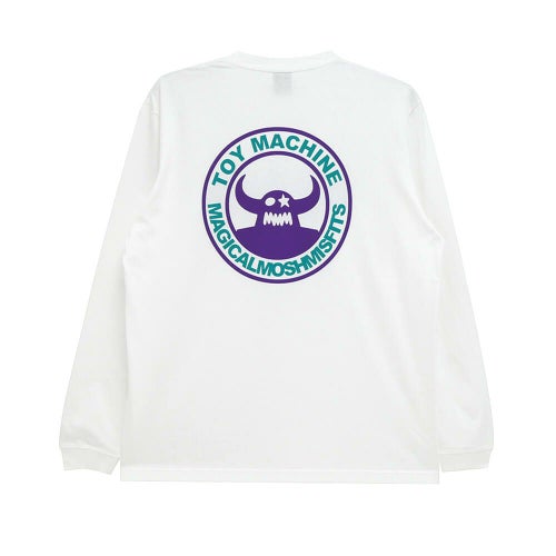 MAGICAL MOSH MISFITS LONG SLEEVE マジカルモッシュミスフィッツ ロングスリーブTシャツ TOY MACHINE x MxMxM MAGICAL MOSH FIST LIMITED スケートボード スケボー 