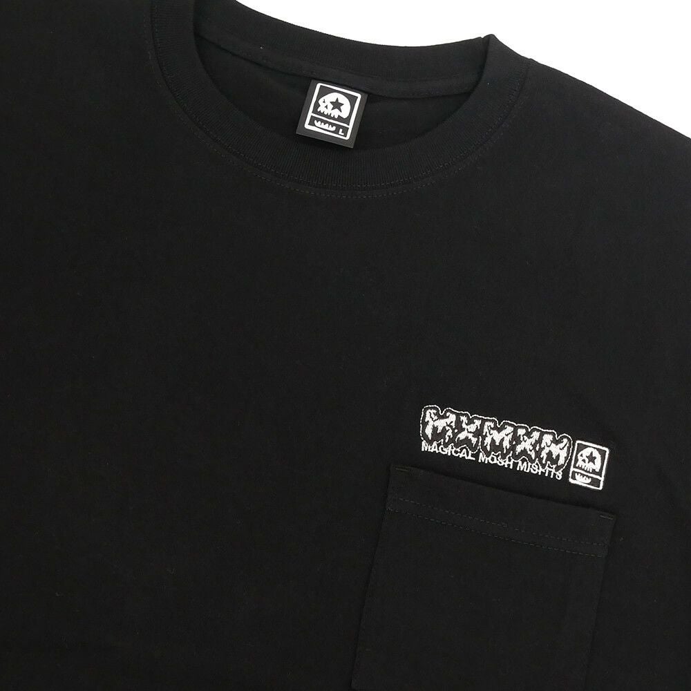  MAGICAL MOSH MISFITS T-SHIRT マジカルモッシュミスフィッツ Tシャツ MXMXM POCKET BLACK スケートボード スケボー 1