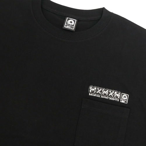  MAGICAL MOSH MISFITS T-SHIRT マジカルモッシュミスフィッツ Tシャツ MXMXM POCKET BLACK スケートボード スケボー 1