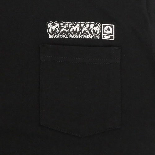  MAGICAL MOSH MISFITS T-SHIRT マジカルモッシュミスフィッツ Tシャツ MXMXM POCKET BLACK スケートボード スケボー 2