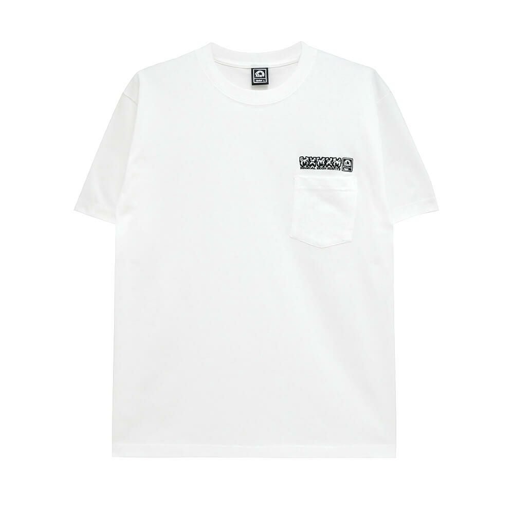 MAGICAL MOSH MISFITS T-SHIRT マジカルモッシュミスフィッツ Tシャツ MXMXM POCKET WHITE スケートボード スケボー 