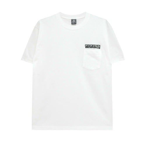 MAGICAL MOSH MISFITS T-SHIRT マジカルモッシュミスフィッツ Tシャツ MXMXM POCKET WHITE スケートボード スケボー 