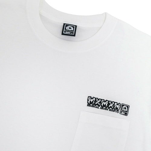 MAGICAL MOSH MISFITS T-SHIRT マジカルモッシュミスフィッツ Tシャツ MXMXM POCKET WHITE スケートボード スケボー 1