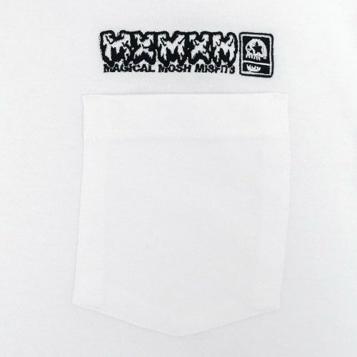 MAGICAL MOSH MISFITS T-SHIRT マジカルモッシュミスフィッツ Tシャツ MXMXM POCKET WHITE スケートボード スケボー 2