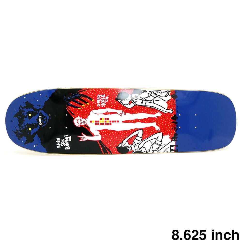 POLAR DECK ポーラー デッキ SHIN SANBONGI FANZILLA 8.625 P9 SHAPE スケートボード スケボー 1