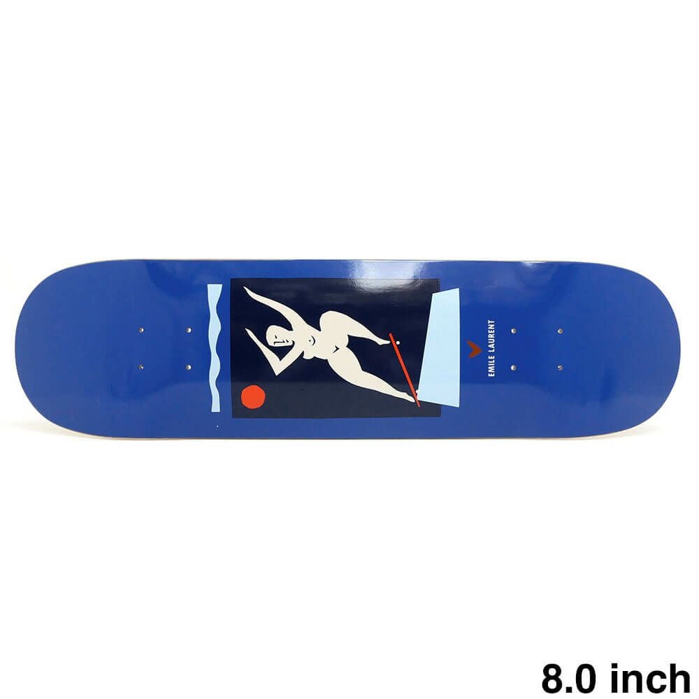 POLAR DECK ポーラー デッキ EMILE LAURENT CROOKS BLUE 8.0 スケートボード スケボー 1