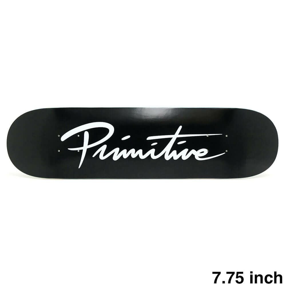 PRIMITIVE DECK プリミティブ デッキ TEAM NUEVO SCRIPT CORE BLACK/WHITE 7.75 スケートボード スケボー 1