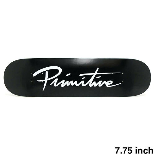 PRIMITIVE DECK プリミティブ デッキ TEAM NUEVO SCRIPT CORE BLACK/WHITE 7.75 スケートボード スケボー 1