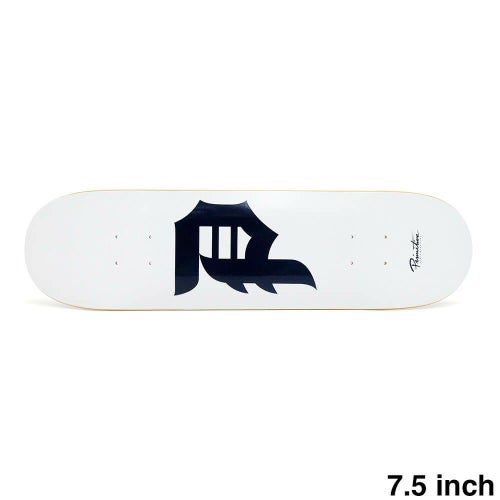 PRIMITIVE DECK プリミティブ デッキ TEAM DIRTY P CORE WHITE/NAVY 7.5 スケートボード スケボー 1