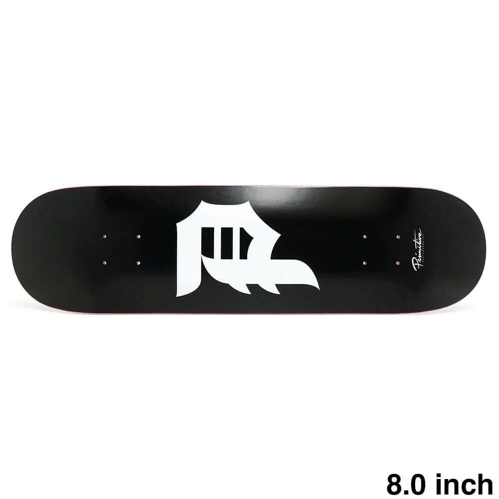 PRIMITIVE DECK プリミティブ デッキ TEAM DIRTY P CORE BLACK 8.0 スケートボード スケボー 1
