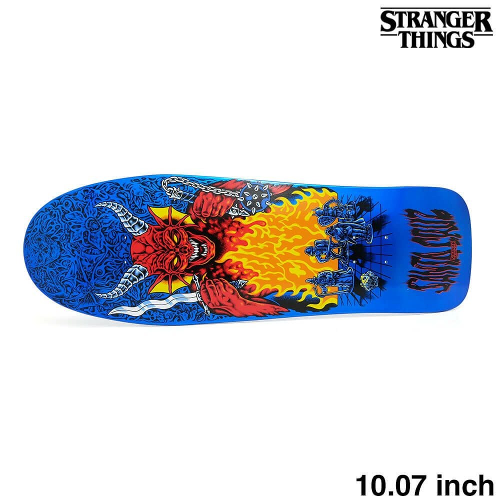 SANTA CRUZ DECK サンタクルーズ デッキ SANTA CRUZ x STRANGER THINGS TOM KNOX HELLFIRE PIT 10.07 スケートボード スケボー 1