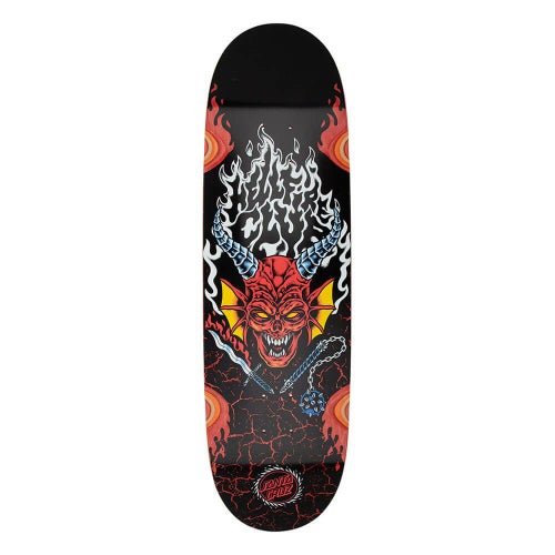 SANTA CRUZ DECK サンタクルーズ デッキ SANTA CRUZ x STRANGER THINGS HELLFIRE CLUB FLAMES 9.0 スケートボード スケボー 3