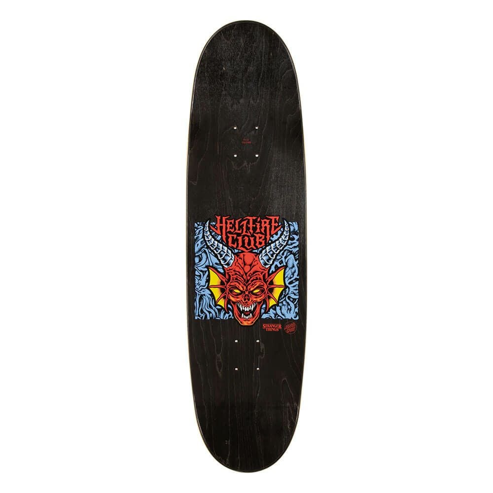 SANTA CRUZ DECK サンタクルーズ デッキ SANTA CRUZ x STRANGER THINGS HELLFIRE CLUB FLAMES 9.0 スケートボード スケボー 5