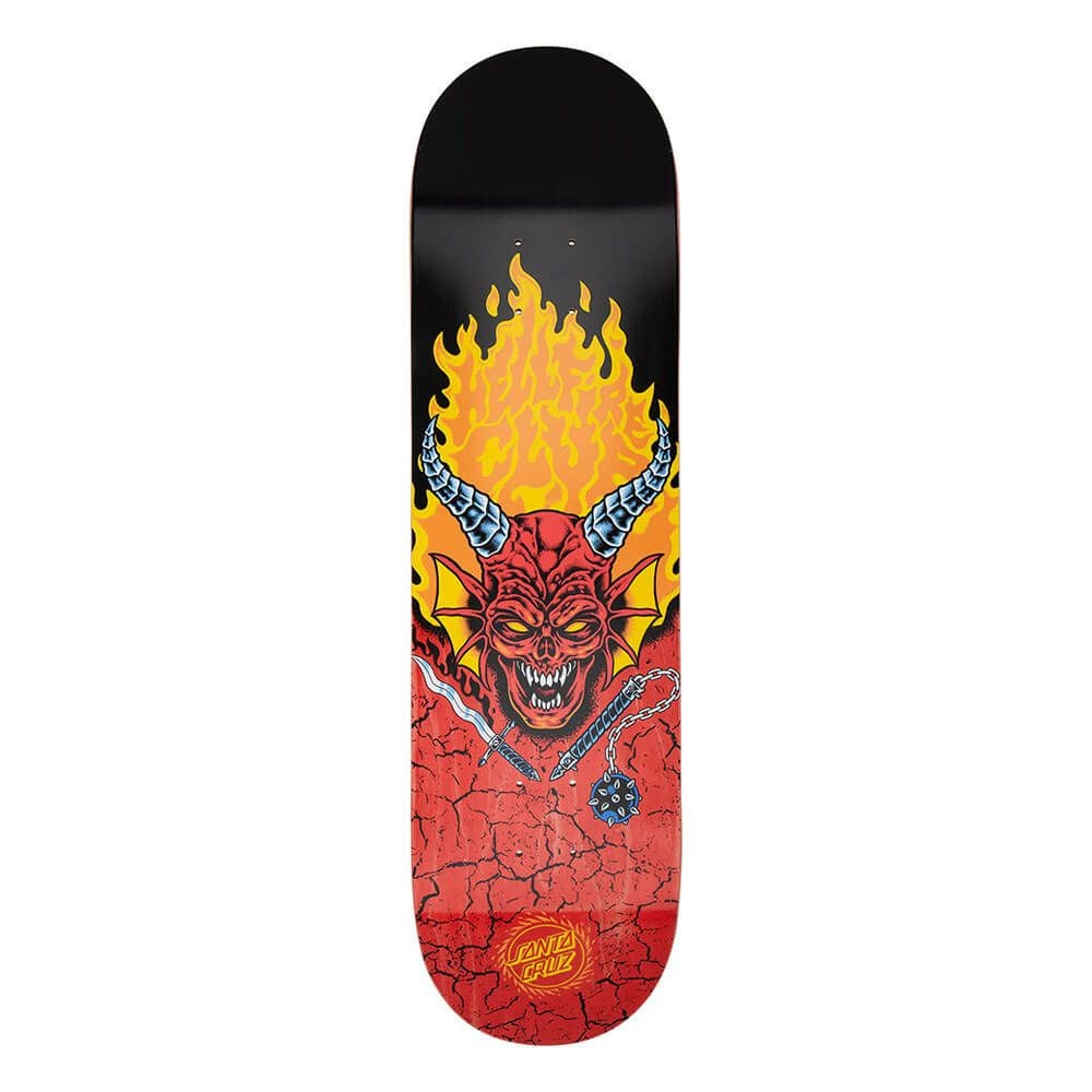 SANTA CRUZ DECK サンタクルーズ デッキ SANTA CRUZ x STRANGER THINGS HELLFIRE CLUB 8.25 スケートボード スケボー 3