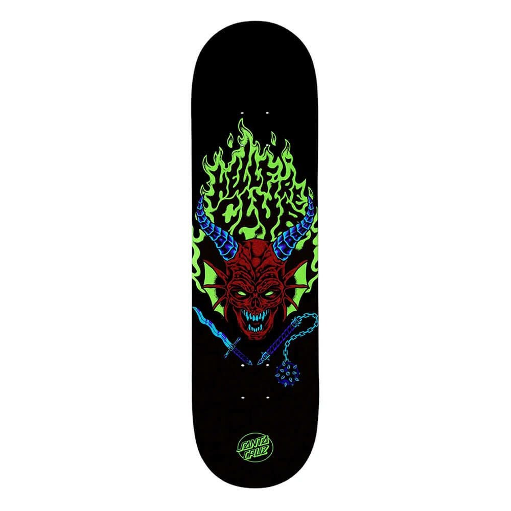 SANTA CRUZ DECK サンタクルーズ デッキ SANTA CRUZ x STRANGER THINGS HELLFIRE CLUB 8.25 スケートボード スケボー 4