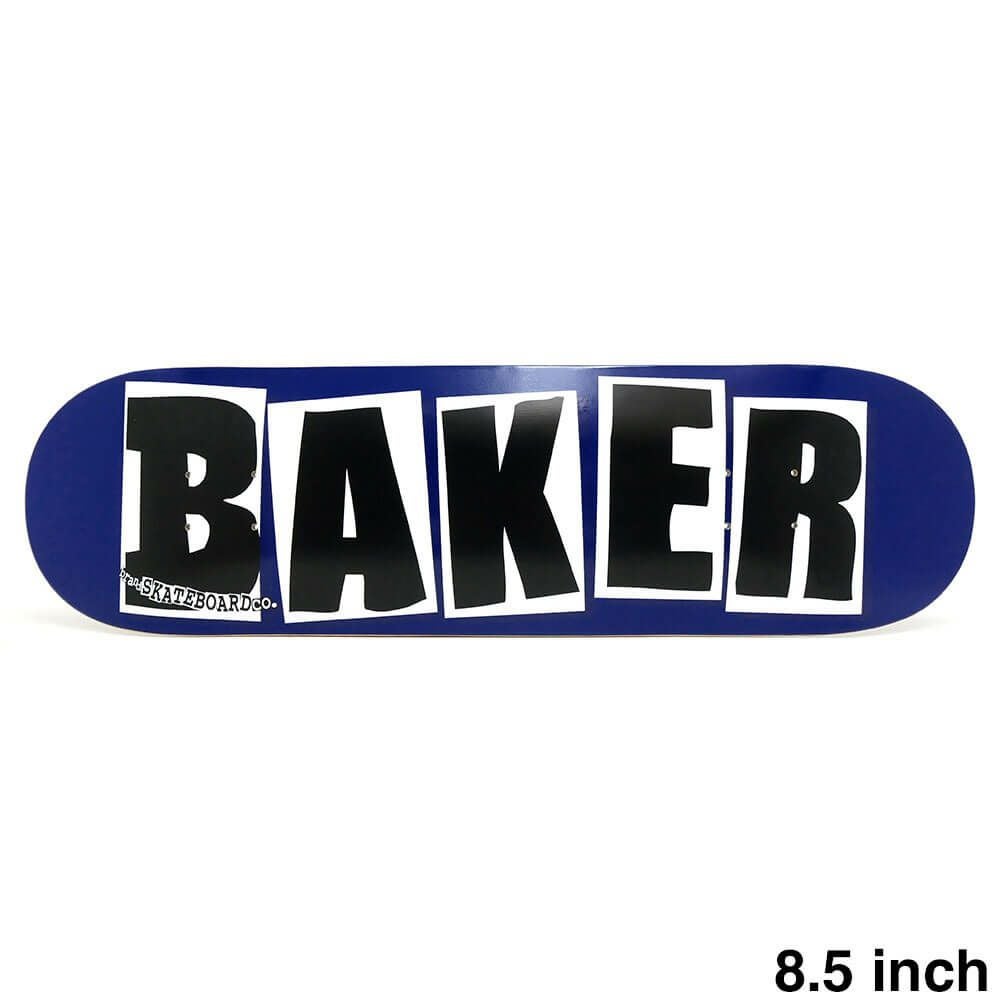 BAKER DECK ベイカー デッキ TEAM BRAND LOGO BLACK/WHITE 8.475