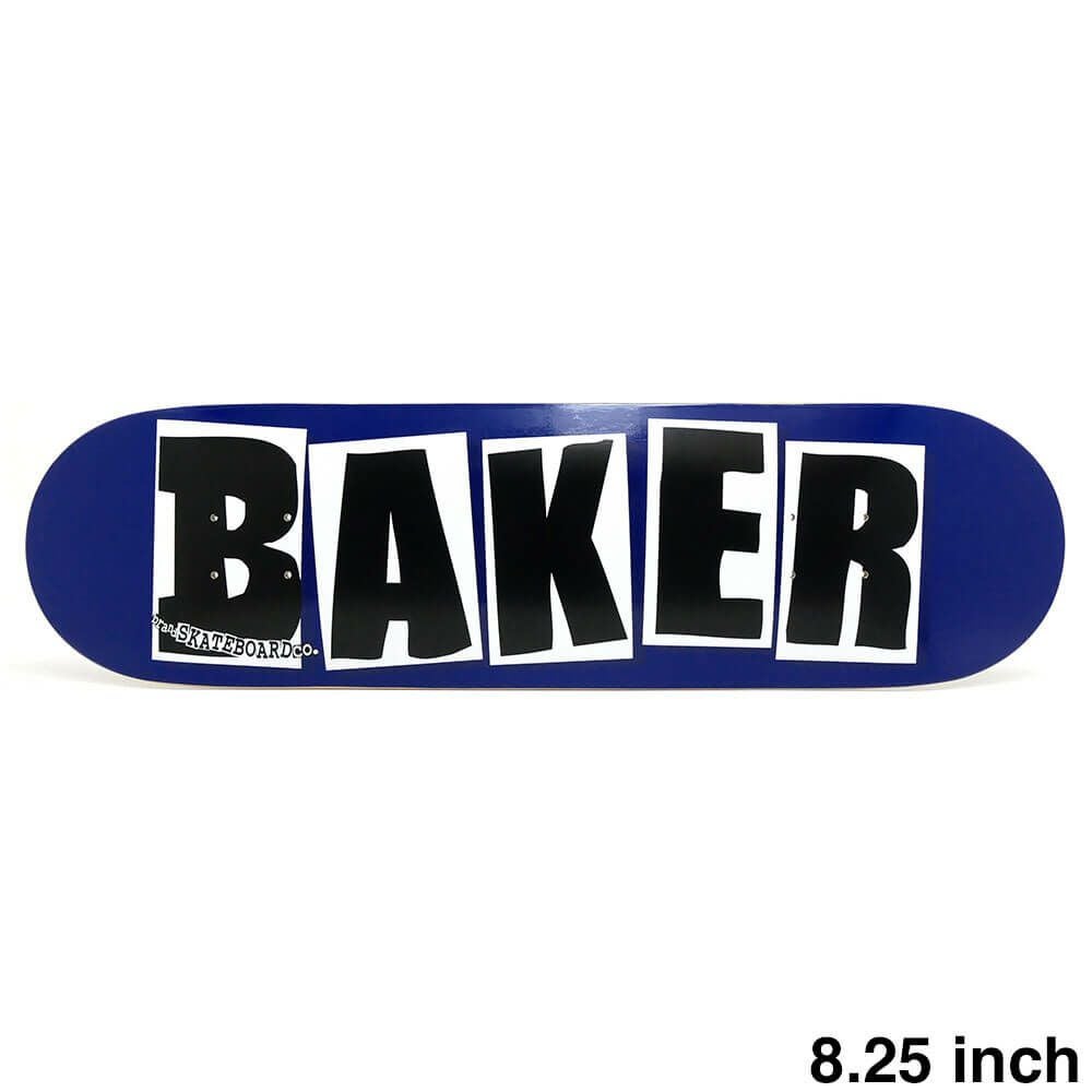 BAKER DECK ベイカー デッキ TEAM BRAND LOGO BLACK/WHITE 8.475